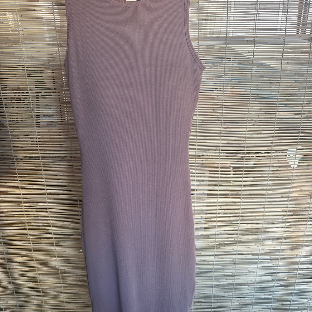 Sleeveless Purple Dress